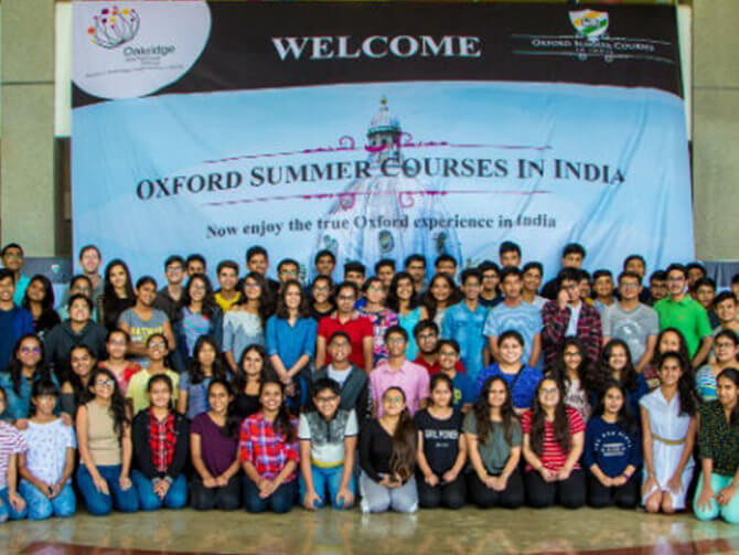 21.Oxford Summer Courses in India 2018 – Empowering students to be global ready