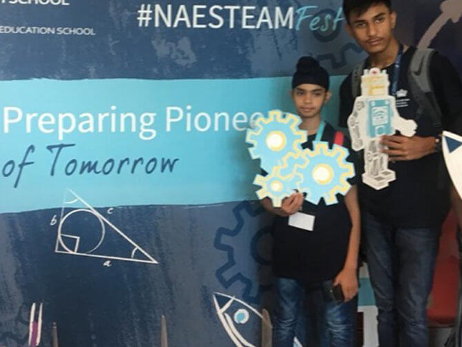 Oakridge students take part in the MIT STEAM Festival held in Warsaw Poland