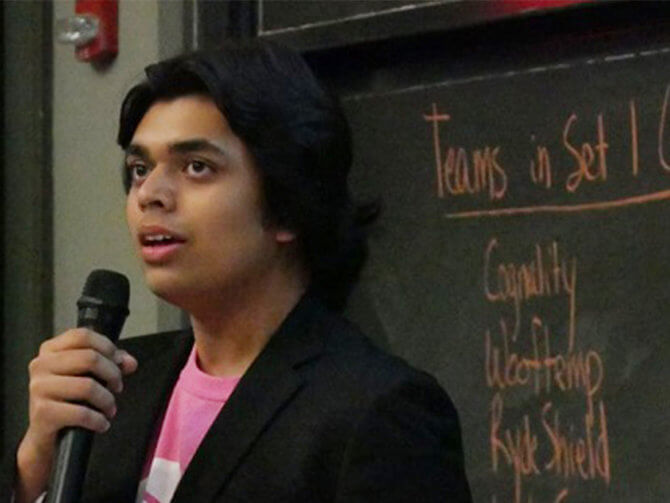 Oakridger Maanav accepted to prestigious U.S. University Program