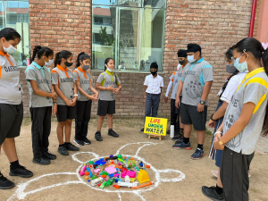Life under water at Oakridge International School Mohali to conserve mother earth