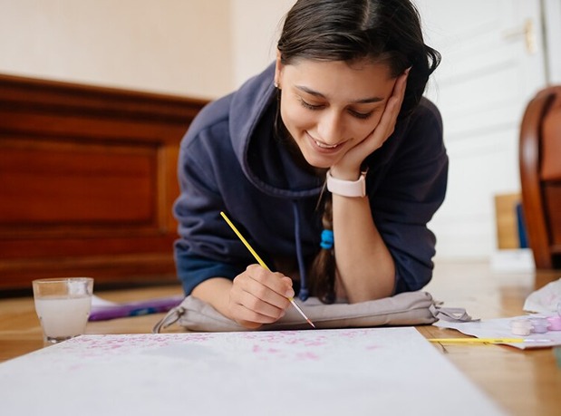 young woman exam results oakridge bengaluru 1