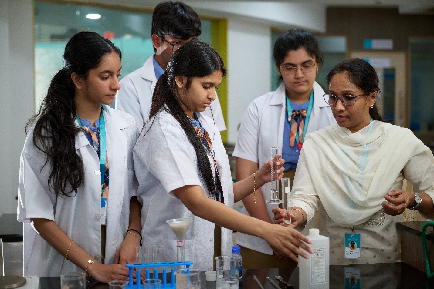 Teachers and students engaged in high quality learning at Oakridge International School Gachibowli