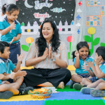 Young students beginning their early years journey at Oakridge International School Visakhapatnam